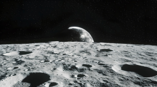 月球表面探索图片