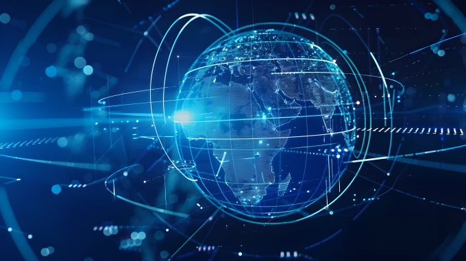 国际新闻线条地球图片