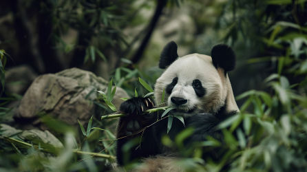 熊猫哺乳动物图片