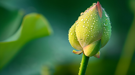 莲花花苞图片