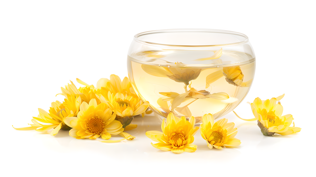 菊花茶清透版权图片下载