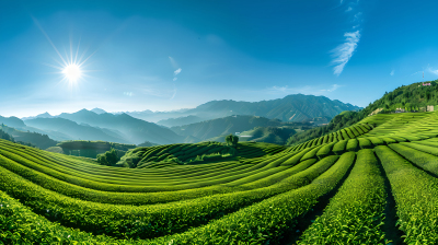 白露茶茶园图片