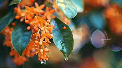 雨后丹桂图片