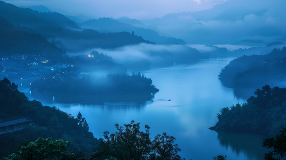 山水旅游风光图片