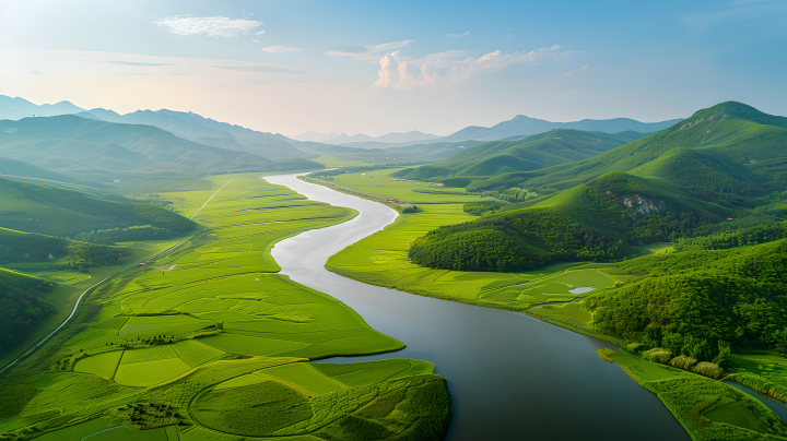 山水航拍版权图片下载