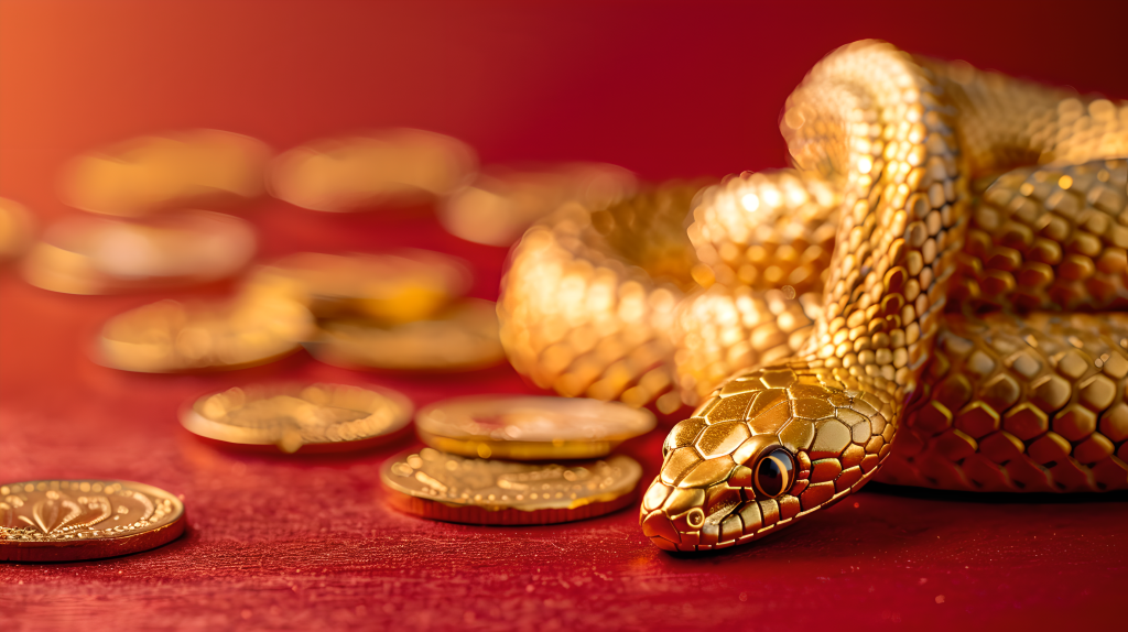 蛇年金币版权图片下载