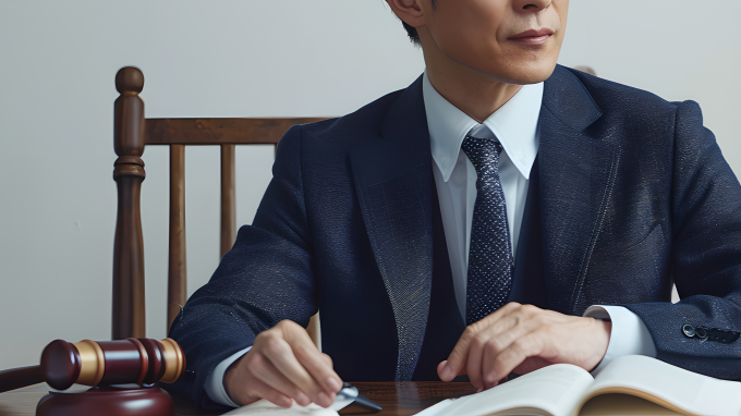 律师查看文件图片