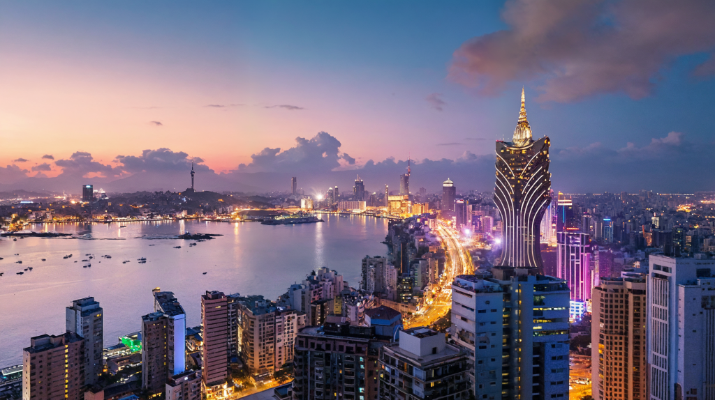 澳门风景天际线图片