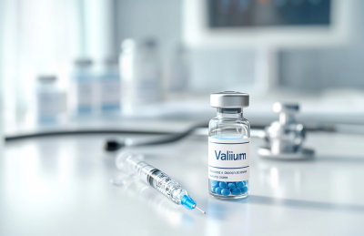 桌子上的针剂图片