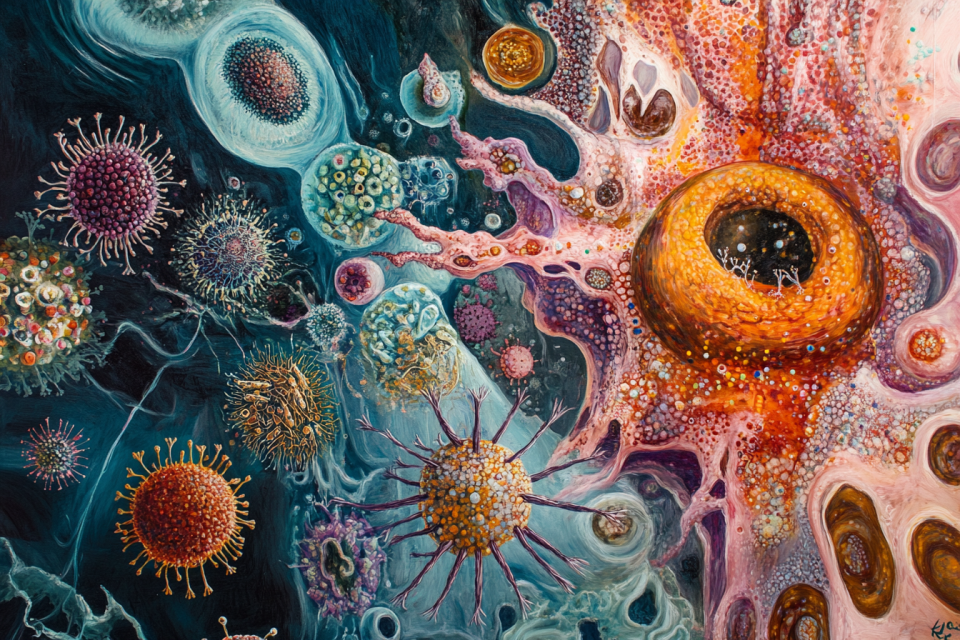 病理切片细胞病变图片