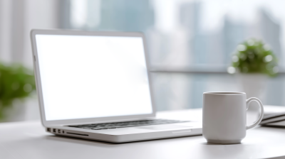 办公室白色笔记本图片