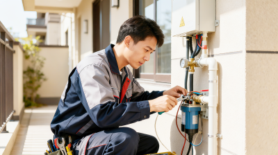 物业水电工摄影图片
