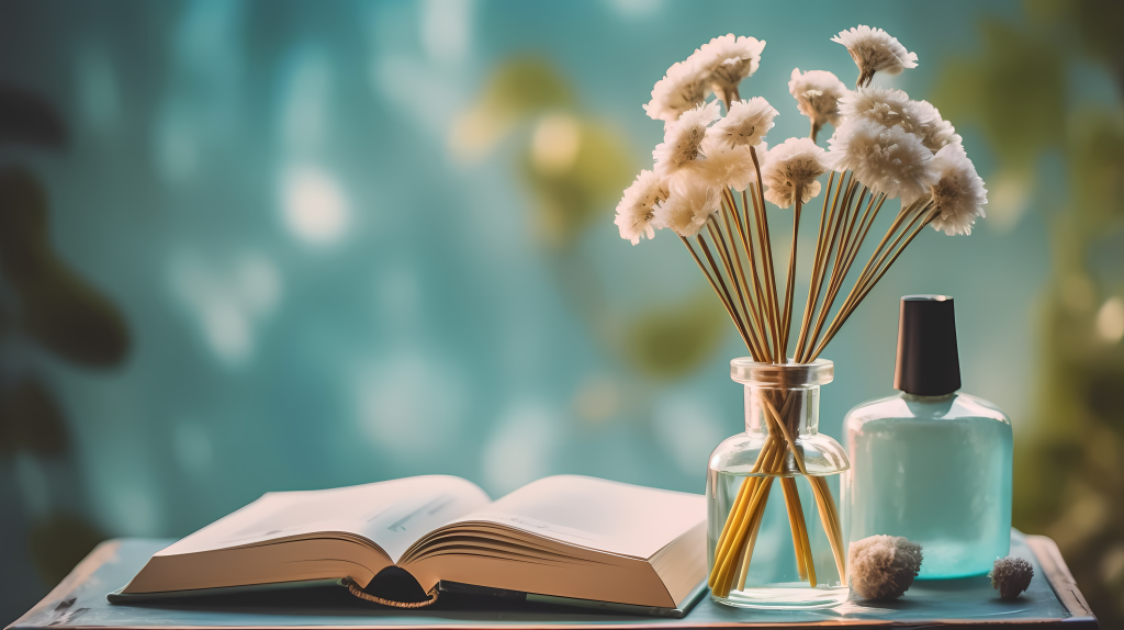 浪漫情感天空绿桌面摆设摄影图版权图片下载