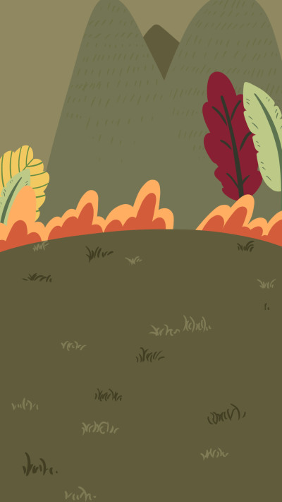 春节野餐出游踏春绿色简约背景