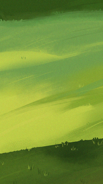 绿色手绘春天草地背景