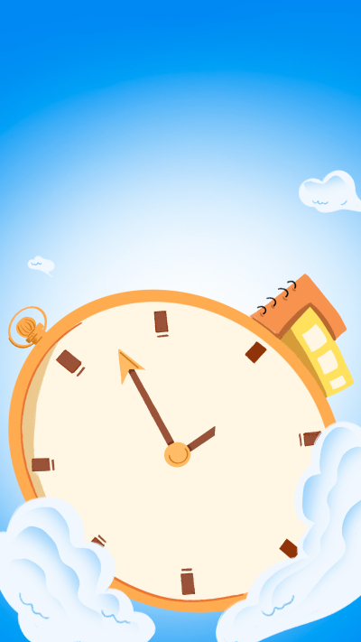 高考冲刺时钟背景