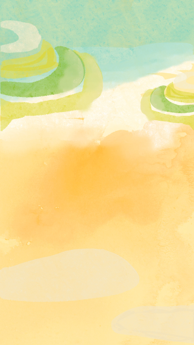 芒种节气清新手绘背景