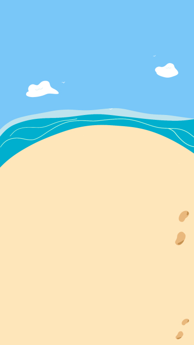 夏日沙滩背景