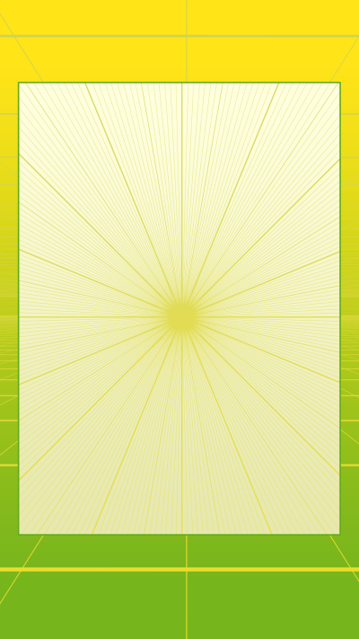 渐变黄绿色放射线背景