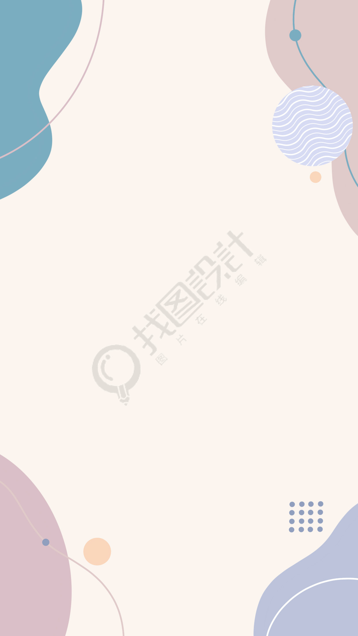 极简几何色块背景