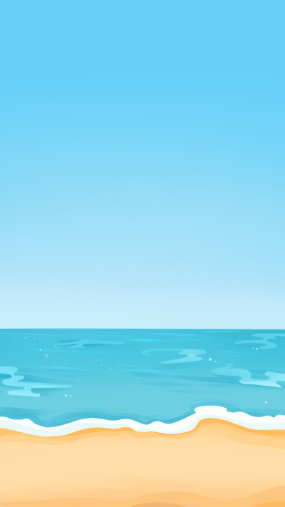蓝天海滩风景背景