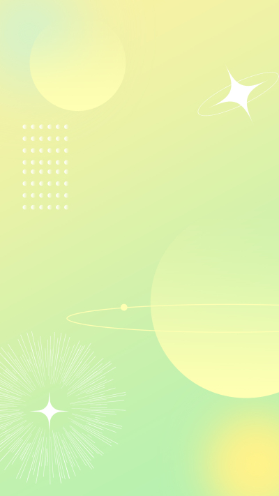 绿黄色渐变简约背景