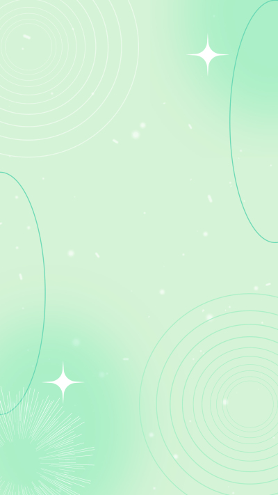 清新薄荷绿色渐变背景