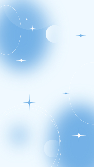 蓝白色星星渐变背景