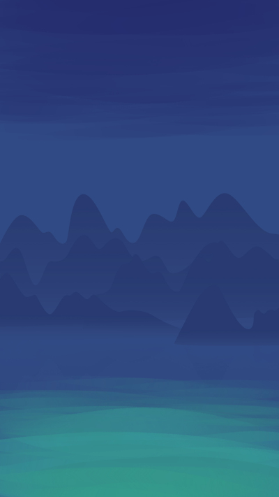 夜景山川渐变背景