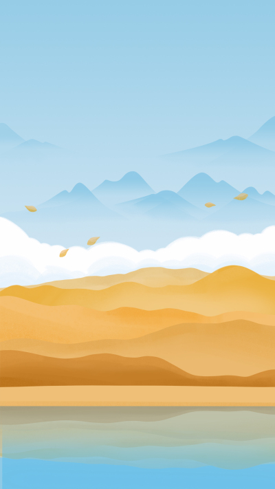 秋天蓝天白云背景