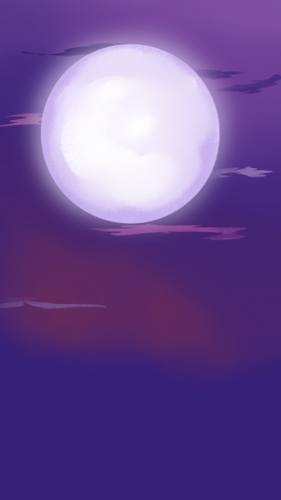 月亮背景十五月亮渐变背景