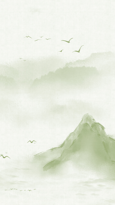 古典山川古风水墨背景