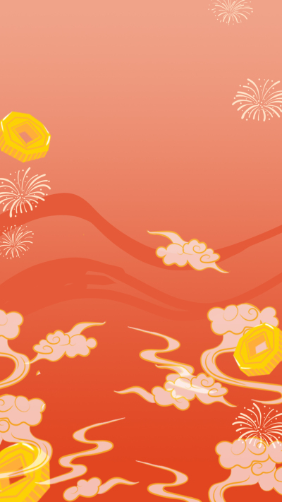 中国新年喜庆元旦背景