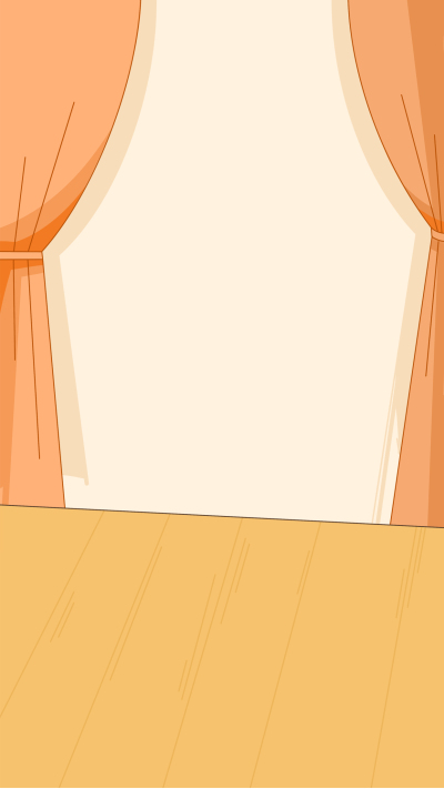 简约卡通幕布背景