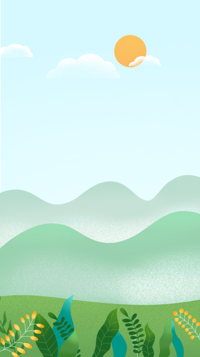 唯美蓝天白云草地远山背景