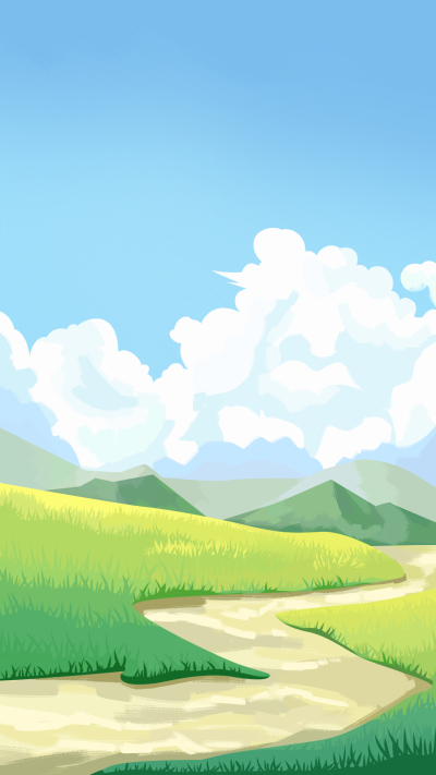 夏天池塘边生机勃勃的青草地背景