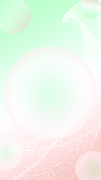 唯美红绿渐变圆形泡泡背景