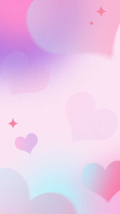 粉色桃心星星弥散风背景图