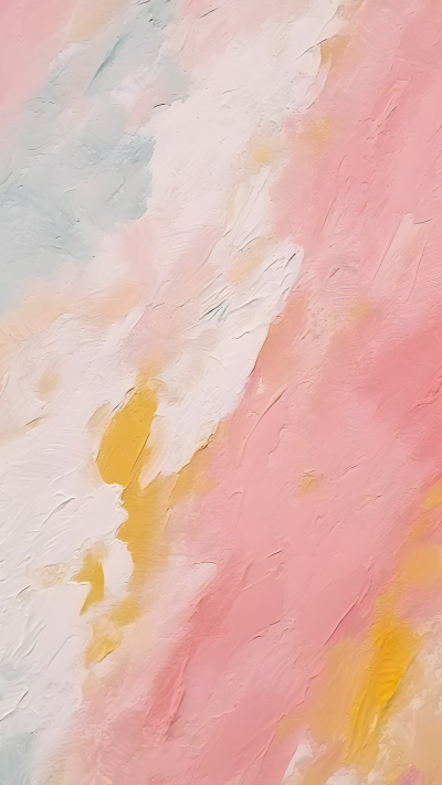 粉色白色渐变油画风格背景