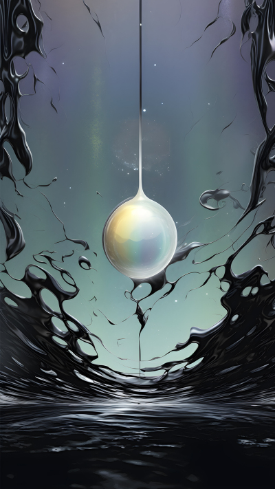 暗黑风格酸性朋克创意背景