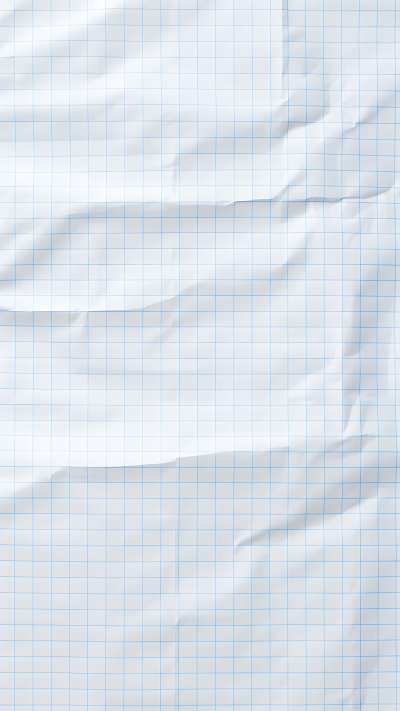 被揉皱的蓝色网格纸背景