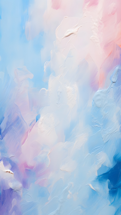 色彩艳丽的油画背景图