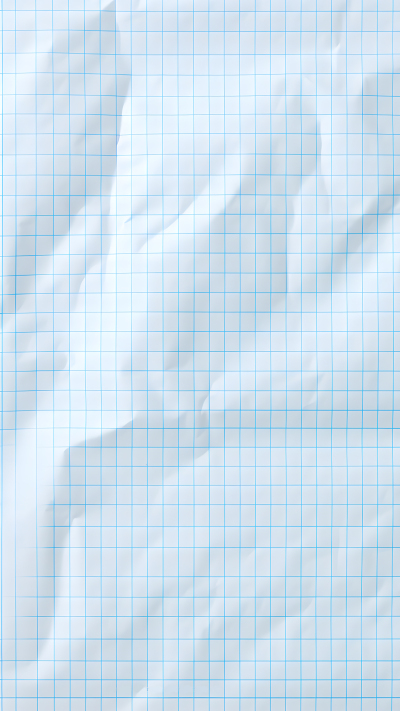 蓝色网格纸张被挤压背景