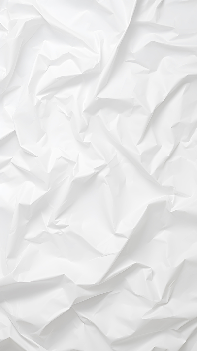 一张揉皱的白纸纯色背景