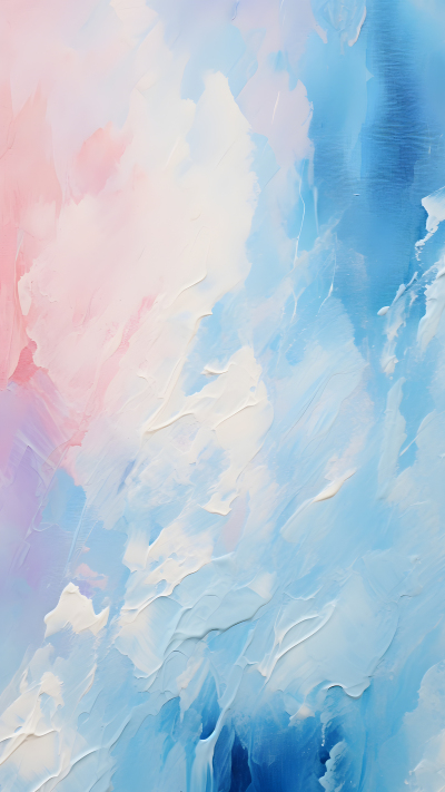 粉蓝色创意油画背景