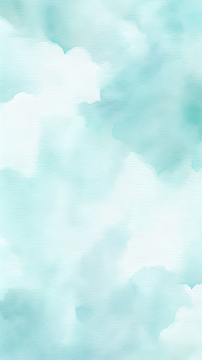 浅蓝色水彩晕染渐变背景