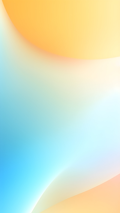 唯美黄蓝色渐变简约背景