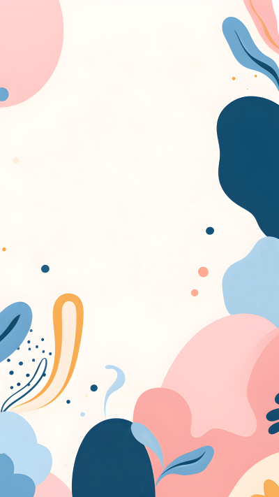 莫兰迪风格简约树叶背景