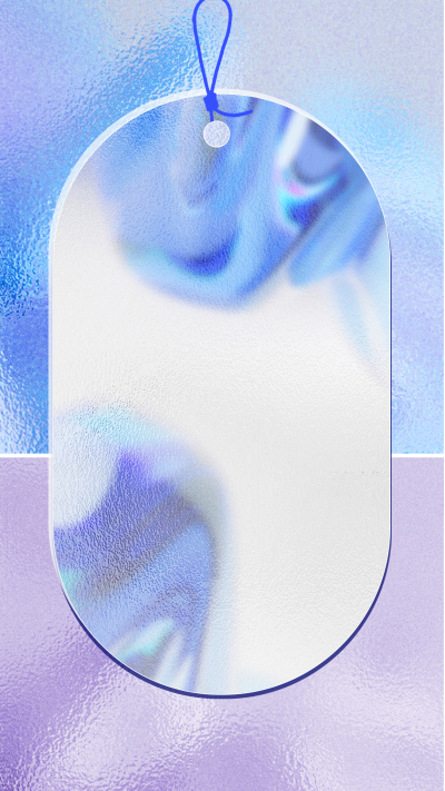 紫色渐变镭射风格创意背景