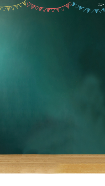 卡通风格环保黑板背景